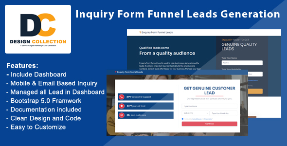 Inquiry Form Funnel LEAD GENERATION SERVICE
