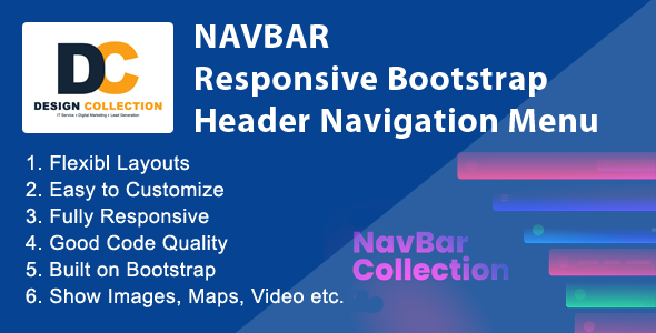 Navbar - Responsive Bootstrap Header Navigation Menu