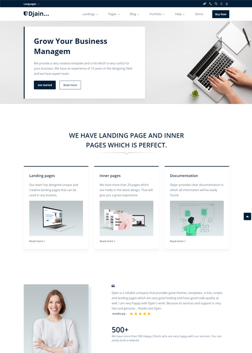 agency page