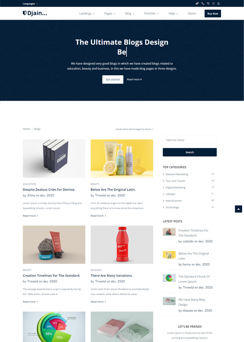 Right Sidebar Grid